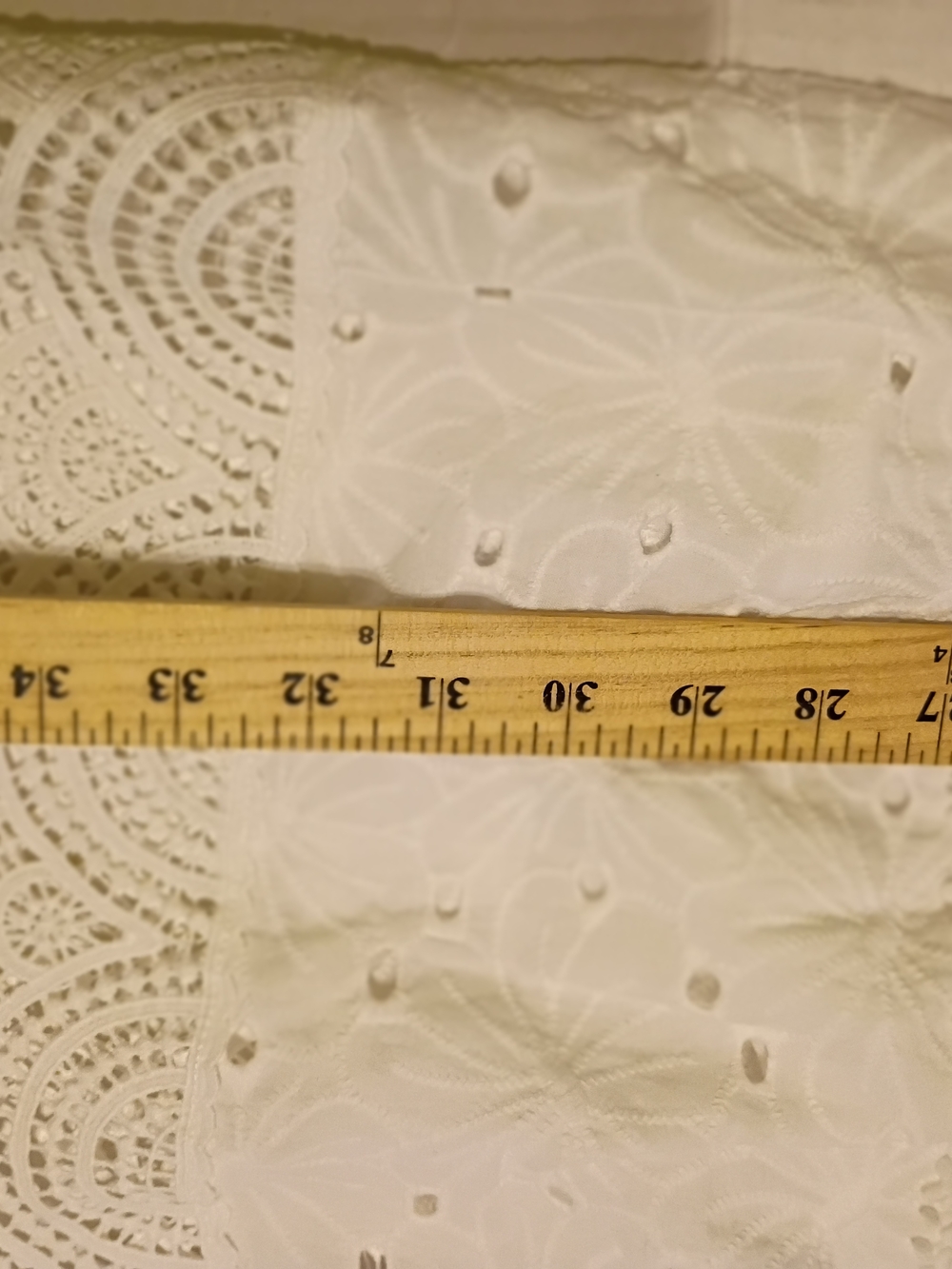 Like Love Women's White Eyelet Mini Baby Doll Dress with Embroidered Trim Sz S - Picture 7 of 10